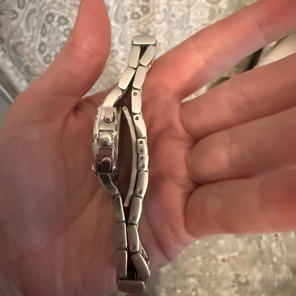 Bulova Silver Diamond Chronograph Watch - Picture 9 of 9